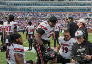 Louisville Cardinal Jerry Lawson in Dallas – Photos by Tony Pilkington and Brant Thurmond