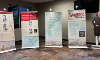 Local DAR chapter hosts traveling American Revolution exhibit in Cisco