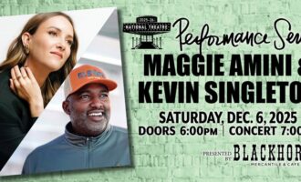National Theatre to host Maggie Amini, Kevin Singleton for Dec. 6 performance