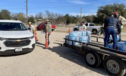 As Breckenridge enters Day 3 of water crisis, crews work to repair pipeline, distribute water to community