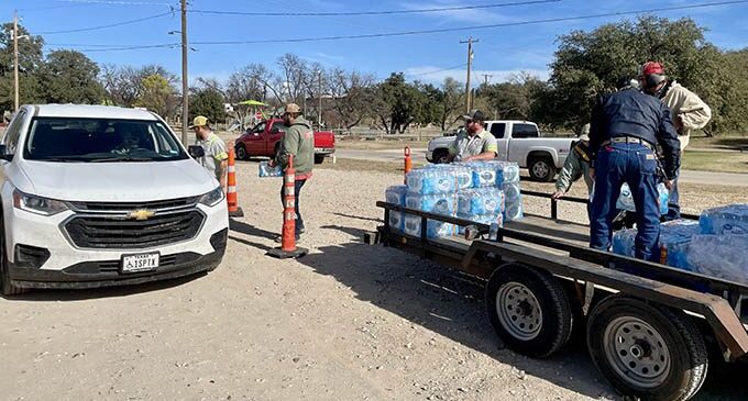 As Breckenridge enters Day 3 of water crisis, crews work to repair pipeline, distribute water to community
