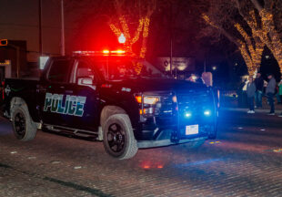 A cowboy Christmas 2025 parade