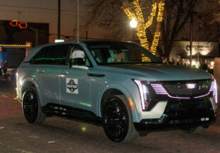 A cowboy Christmas 2025 parade