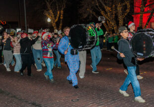 A cowboy Christmas 2025 parade