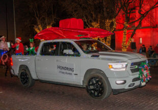 A cowboy Christmas 2025 parade
