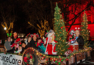 A cowboy Christmas 2025 parade