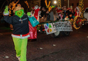 A cowboy Christmas 2025 parade
