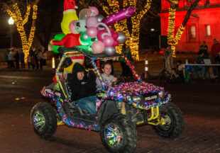 A cowboy Christmas 2025 parade
