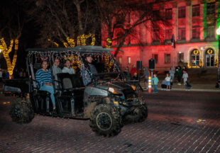 A cowboy Christmas 2025 parade