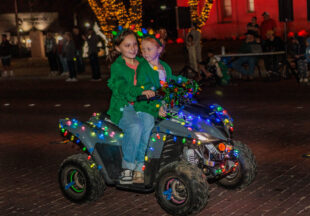 A cowboy Christmas 2025 parade