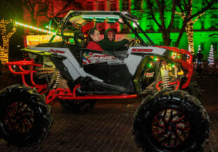 A cowboy Christmas 2025 parade