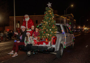 A cowboy Christmas 2025 parade