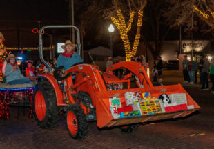 A cowboy Christmas 2025 parade