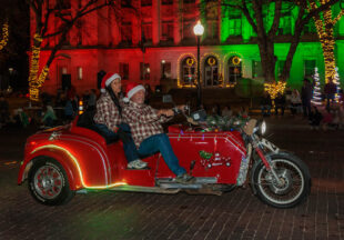 A cowboy Christmas 2025 parade
