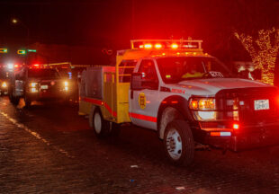 A cowboy Christmas 2025 parade