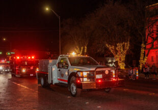 A cowboy Christmas 2025 parade