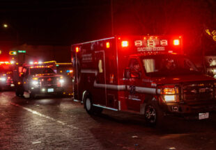 A cowboy Christmas 2025 parade
