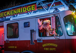 A cowboy Christmas 2025 parade