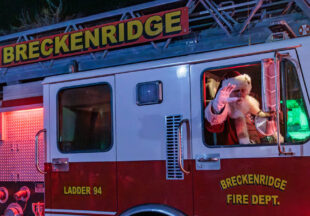 A cowboy Christmas 2025 parade
