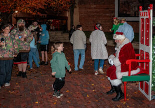 A cowboy Christmas 2025 parade