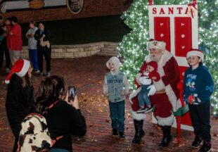 A cowboy Christmas 2025 parade