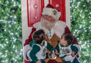 A cowboy Christmas 2025 parade