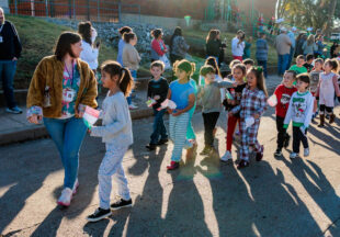 East Elementary Christmas Parade and Caroling at the park
