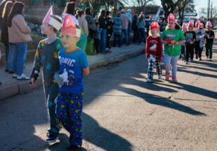 East Elementary Christmas Parade and Caroling at the park