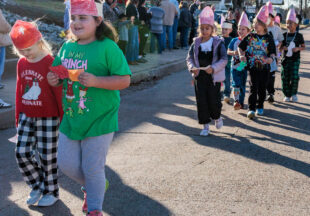 East Elementary Christmas Parade and Caroling at the park