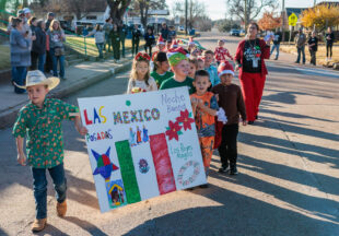 East Elementary Christmas Parade and Caroling at the park