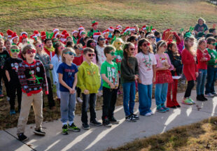 East Elementary Christmas Parade and Caroling at the park