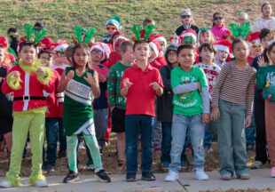 East Elementary Christmas Parade and Caroling at the park