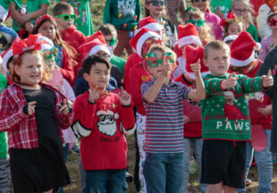 East Elementary Christmas Parade and Caroling at the park