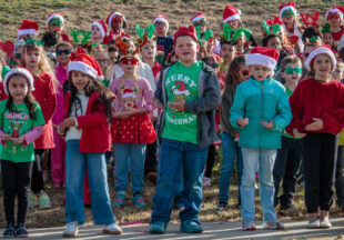 East Elementary Christmas Parade and Caroling at the park