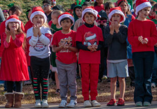 East Elementary Christmas Parade and Caroling at the park