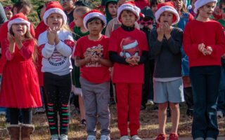 East Elementary Christmas Parade and Caroling at the park