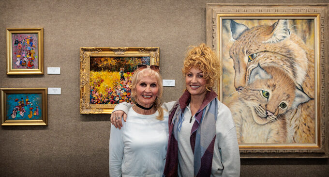 Breckenridge exhibit features colorful artwork of mother and daughter Bonnie and Sabrina Siebert of Woodson
