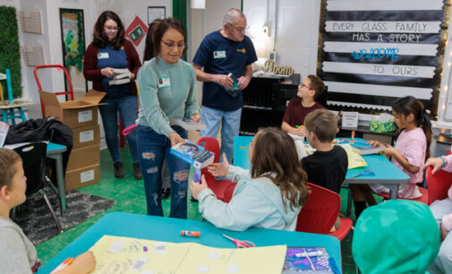 Breckenridge Rotary Club promotes literacy with dictionary giveaway at South Elementary
