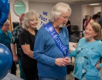 Dr. Prater honored with retirement party at Stephens Memorial Hospital