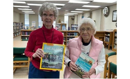 DRT members donate Texas history books to Breckenridge Library