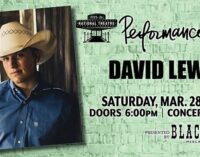 David Lewis to close out National Theatre’s 2025-26 Performance Series on Saturday, March 28