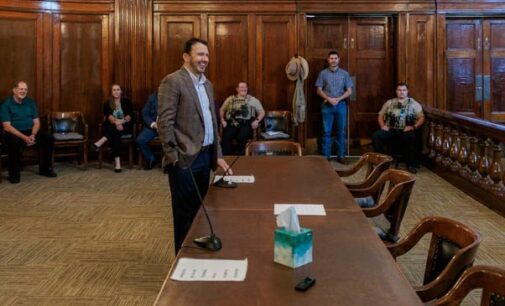 Co-workers, friends and family show appreciation for outgoing Stephens County Judge Michael Roach