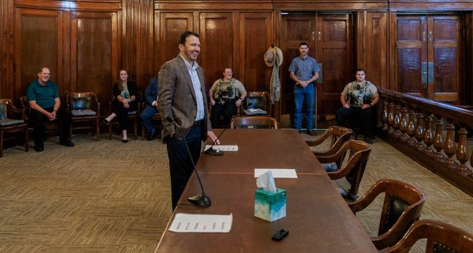 Co-workers, friends and family show appreciation for outgoing Stephens County Judge Michael Roach