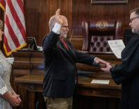 Will Thompson takes oath of office as Stephens County Judge