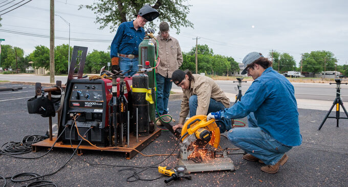 TSTC welding competition tests real-world skills for area high school students