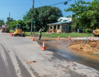 City works to repair water line broken by fiber-optics company, issues boil water notice for southeastern portion of city
