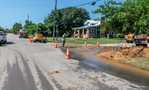 City works to repair water line broken by fiber-optics company, issues boil water notice for southeastern portion of city