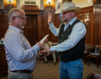 Shockley sworn in as Stephens County Constable