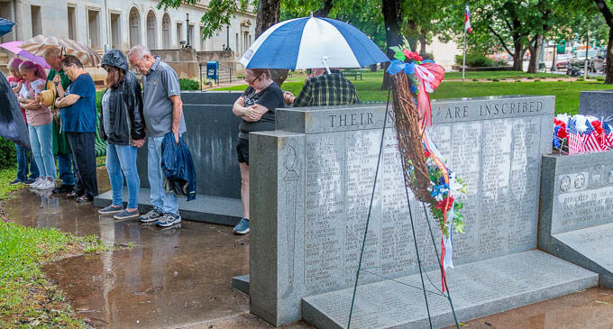 Stephens County Memorial Day Ceremony scheduled for Monday, May 25, on courthouse lawn