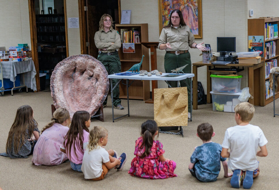 Dinosaurs at the Breckenridge Library
